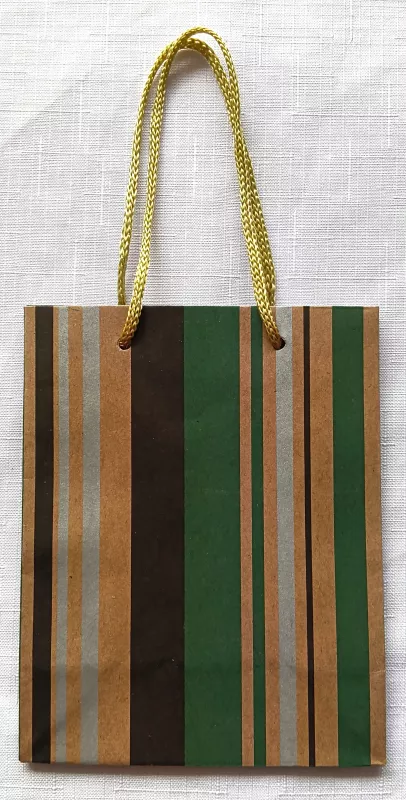 Dárková taška 11,5 x 14,5 cm - pruhy