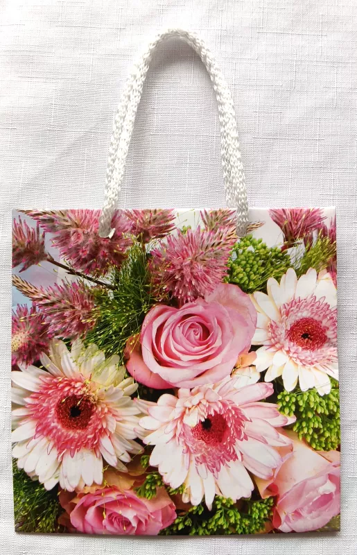 Dárková taška T2 - gerbery a růže POL-MAK