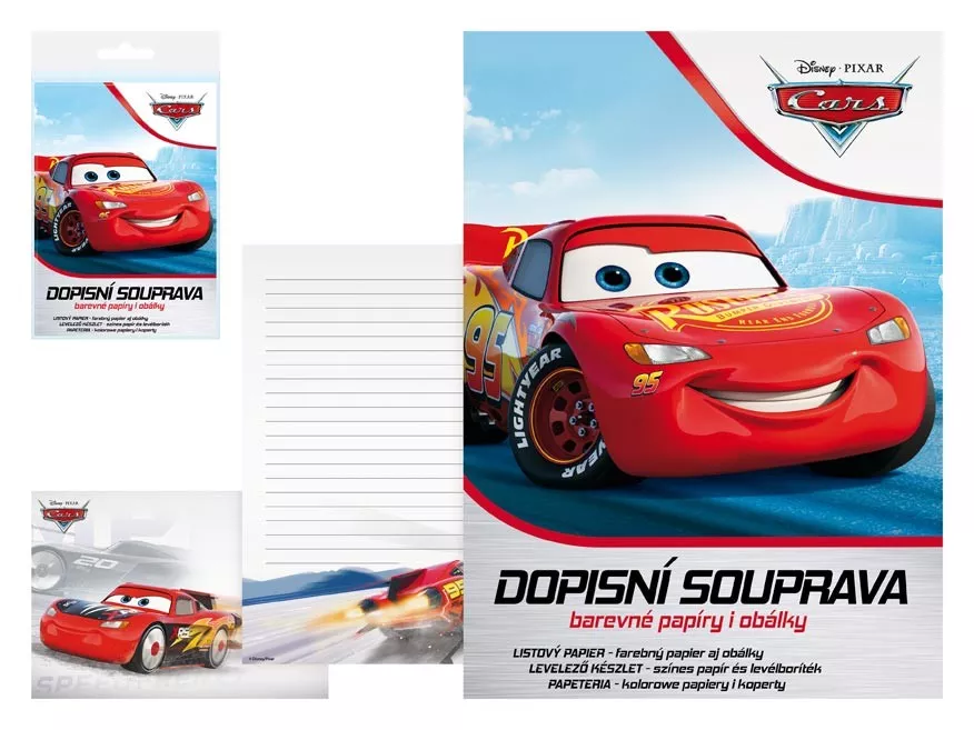 Dopisní souprava LUX Disney - Cars MFP paper s.r.o.