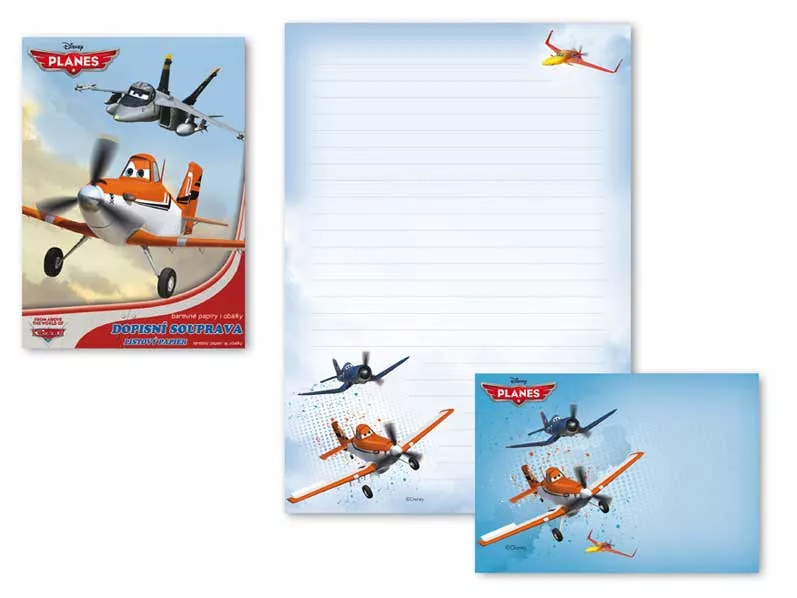 Dopisní souprava LUX Disney - Planes MFP paper s.r.o.