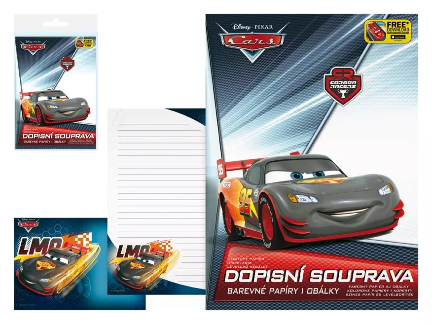 Dopisní souprava LUX Disney - Cars 2 MFP paper s.r.o.