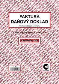 Faktura / daňový doklad A5