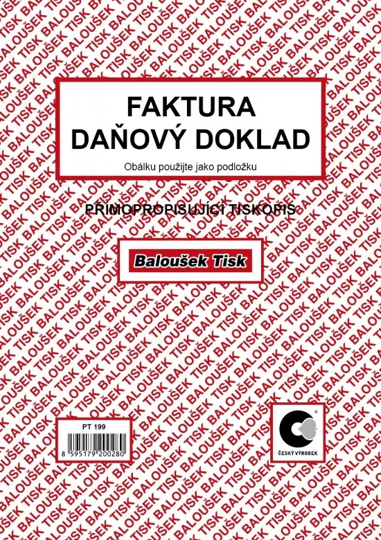 Faktura / daňový doklad A5 Baloušek Tisk
