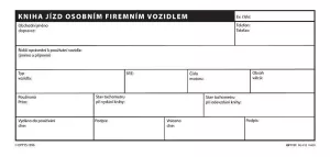 Kniha jízd firemního vozidla OPTYS s.r.o.