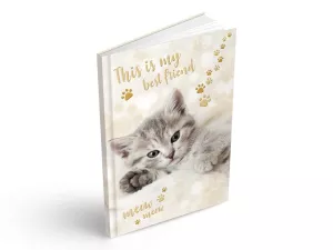 Záznamová kniha A5, kotě