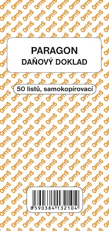 Paragon/daňový doklad OPTYS s.r.o