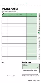 Obchodní paragon OPTYS s.r.o.
