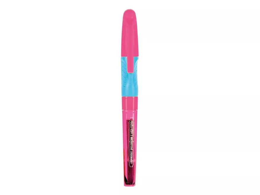 Plnicí pero trojboké Soft Grip - růžové/modré MFP paper s.r.o.