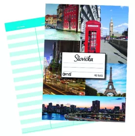 Školní sešit na slovíčka A5