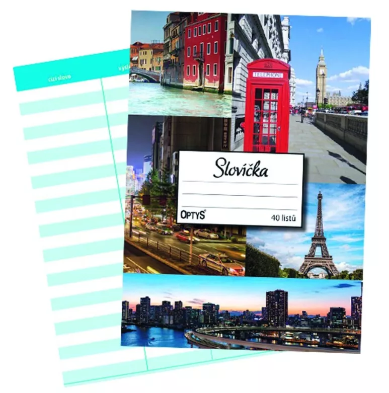 Školní sešit na slovíčka A5 OPTYS s.r.o.