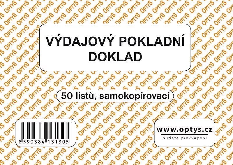 Výdajový doklad A6 Optys OPTYS s.r.o.