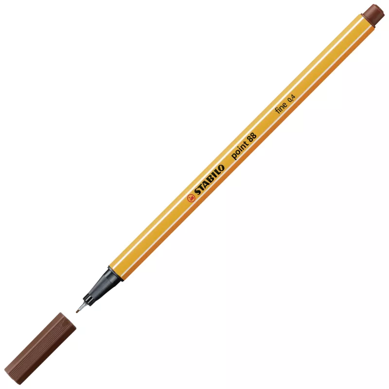 Liner STABILO Point 88 - hnědý