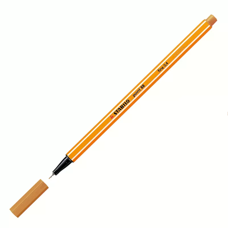 Liner STABILO Point 88 - tmavě okrový