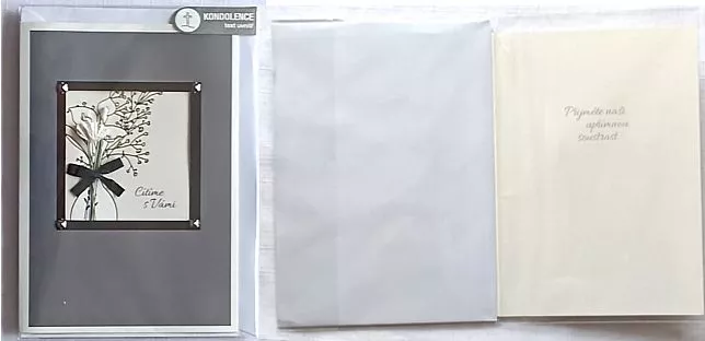 Kondolence - Kala v rámečku s mašličkou MFP paper s.r.o.