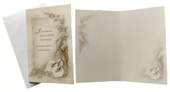 Kondolence - Smuteční kaly MFP paper s.r.o.