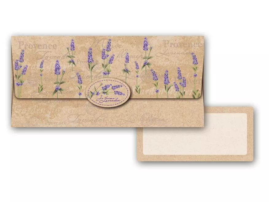 Dárková obálka na peníze - levandule MFP paper s.r.o.