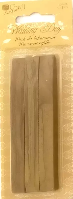 Pečetní vosk - zlatý Vyrobeno v Polsku