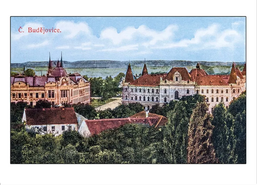 Pohlednice ČB - Administrativní budovy Herbia s.r.o.
