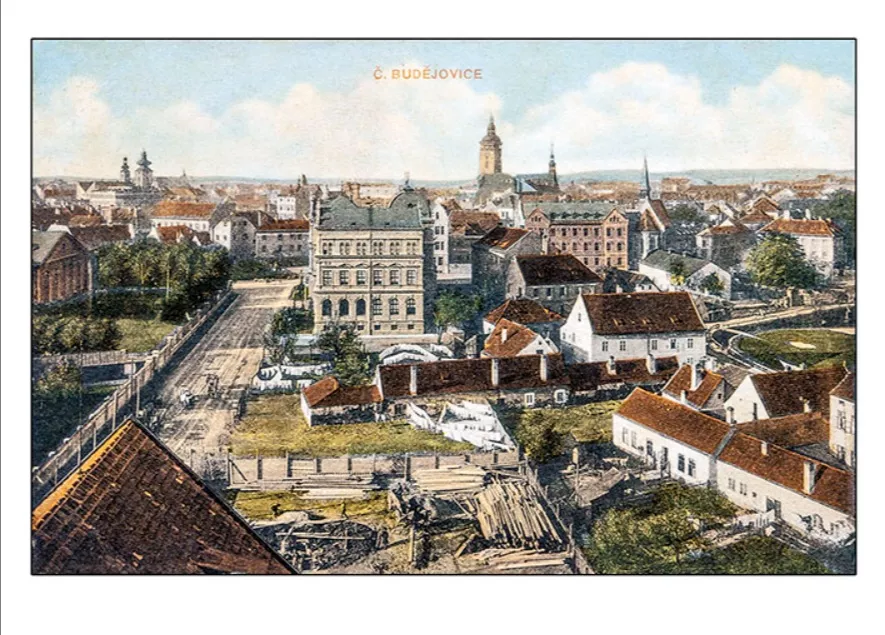 Pohlednice ČB - Budování města Herbia s.r.o.