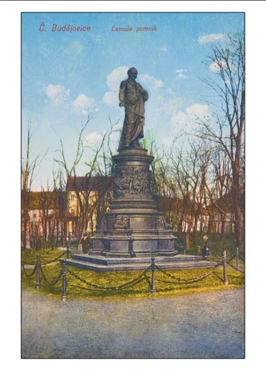 Pohlednice ČB - Lannův pomník Herbia s.r.o.