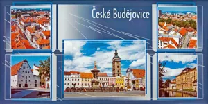 Pohlednice skládaná ČB HERBIA spol. s.r.o