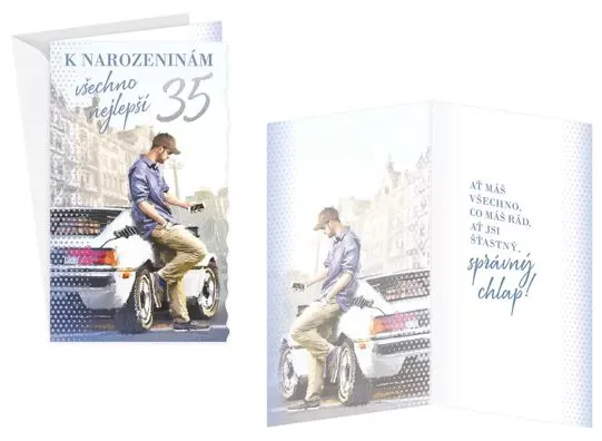 Přání k 35. narozeninám - Pro muže
