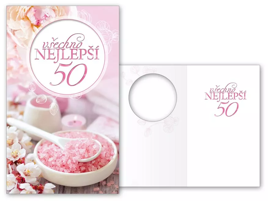 Přání k 50. narozeninám - Všechno nejlepší MFP paper s.r.o.