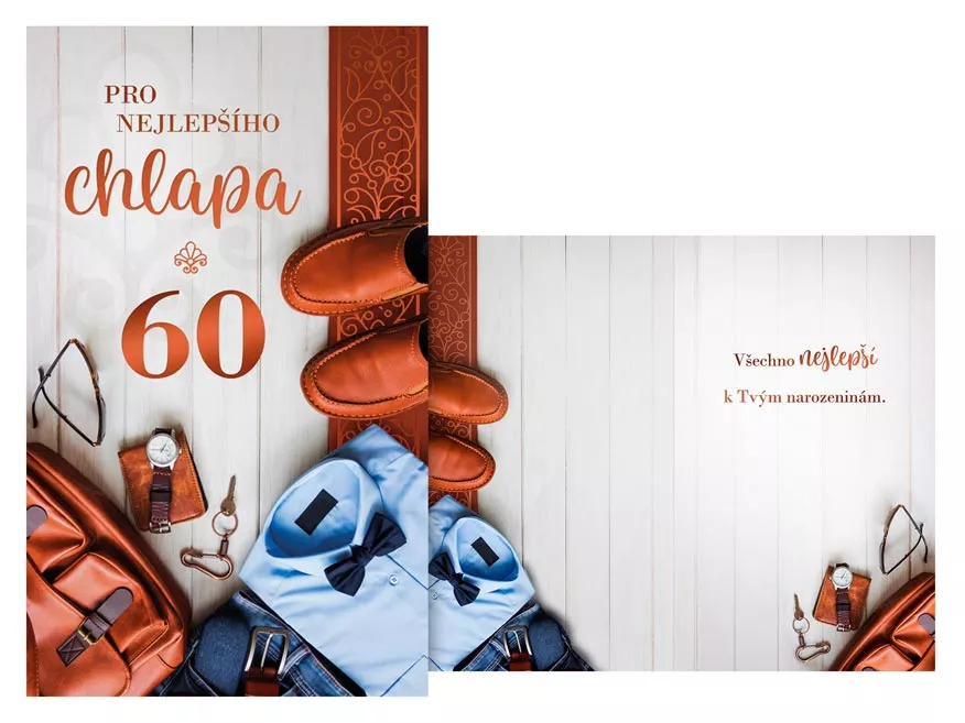 Přání k 60. narozeninám - Pro nejlepšího chlapa