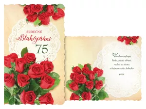 Přání k 75. narozeninám MFP paper s.r.o. Přání k 75. narozeninám MFP paper s.r.o.