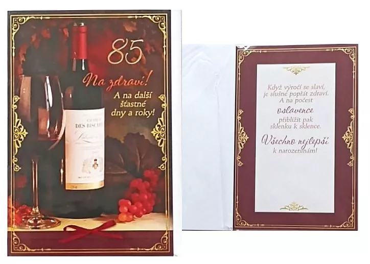 Přání k 85. narozeninám