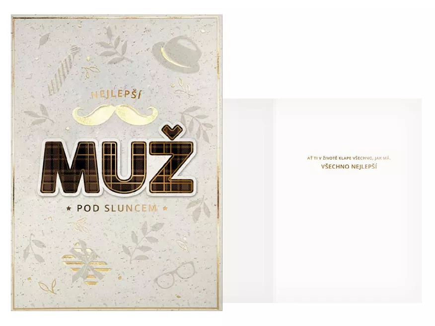 Přání srdečné pro muže - Nejlepší muž