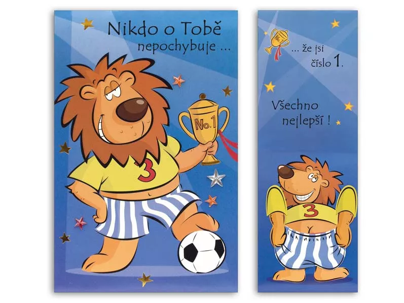 Přání srdečné pro muže - Fotbalistovi