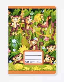 Školní sešit 511 s pomocnou linkou Papírny Brno