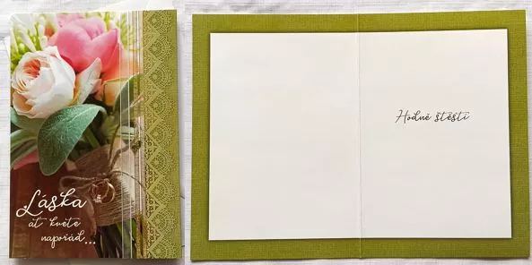 Přání srdečné mix - Láska ať kvete napořád... MFP paper s.r.o.