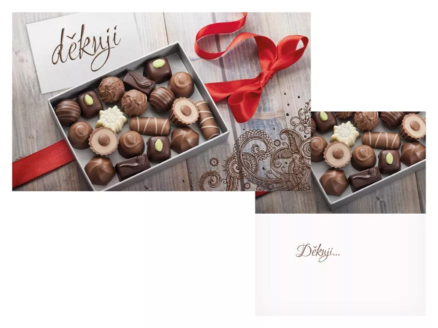 Přání srdečné mix - Děkuji... MFP paper s.r.o.