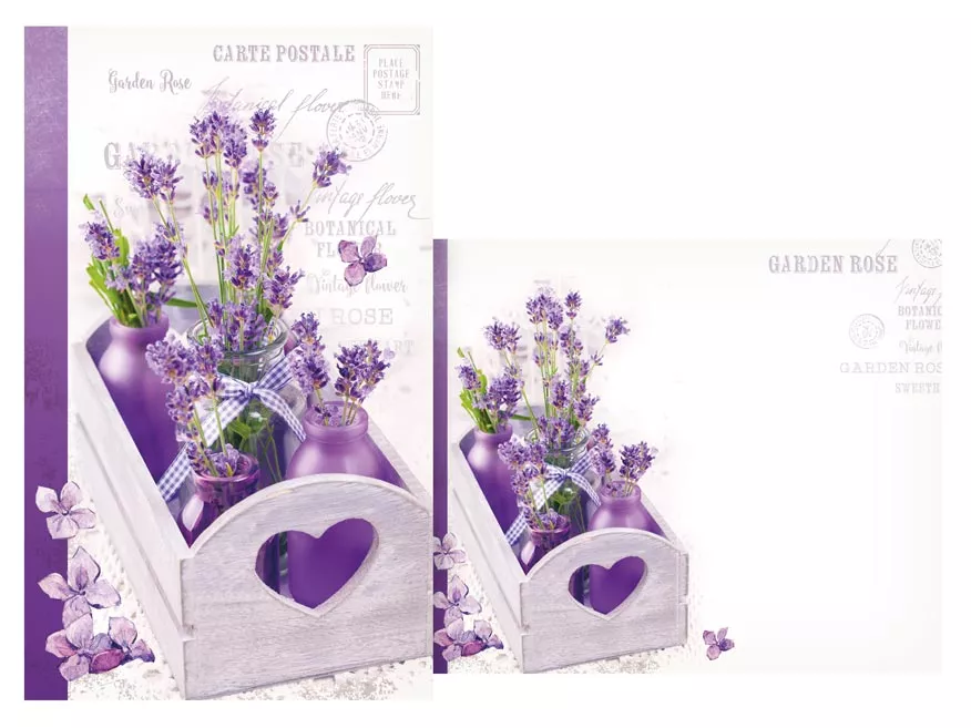 Přání srdečné mix - Levandule MFP paper s.r.o.