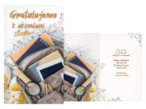 Přání k ukončení studia MFP paper s.r.o.