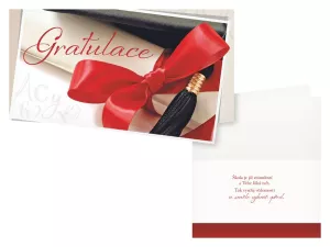 Přání k ukončení studia MFP paper s.r.o.