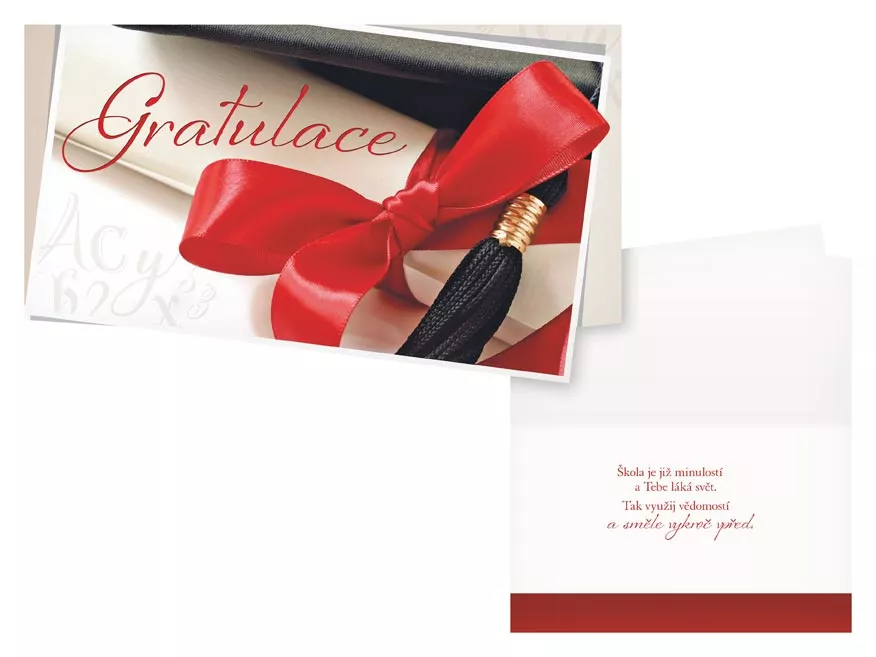 Přání k ukončení studia MFP paper s.r.o.