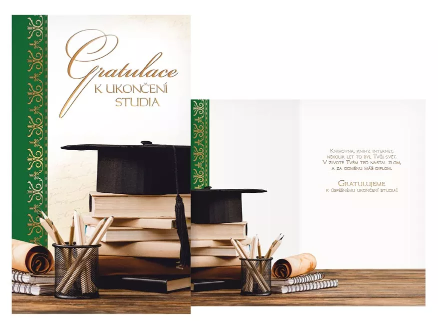 Přání k ukončení studia - Gratulace k ukončení studia 1 MFP paper s.r.o.