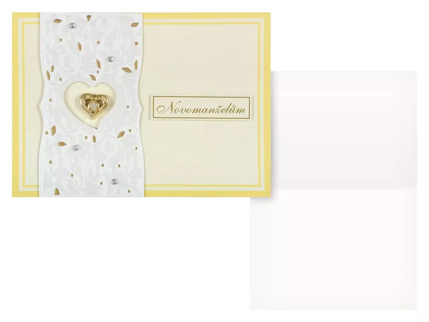 Přání svatební - Novomanželům / bez textu