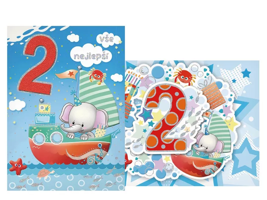 Přání dětské s čísly - 2 MFP paper s.r.o.