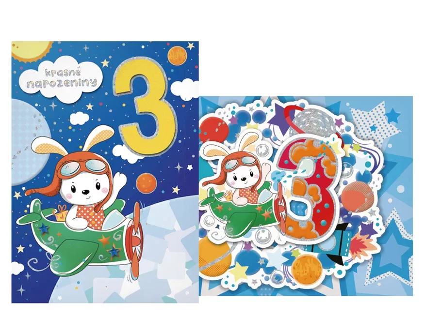 Přání dětské s čísly - 3 MFP paper s.r.o.