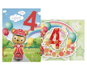 Přání dětské s čísly MFP paper s.r.o.