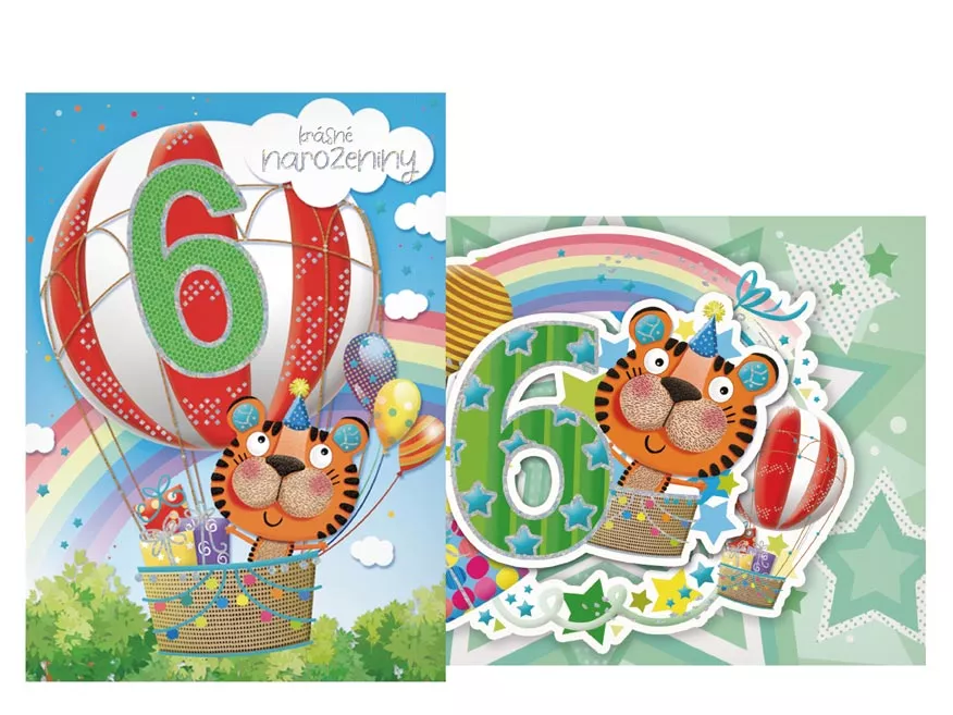 Přání dětské s čísly - 6 MFP paper s.r.o.