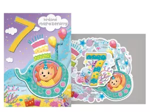 Přání dětské s čísly MFP paper s.r.o.