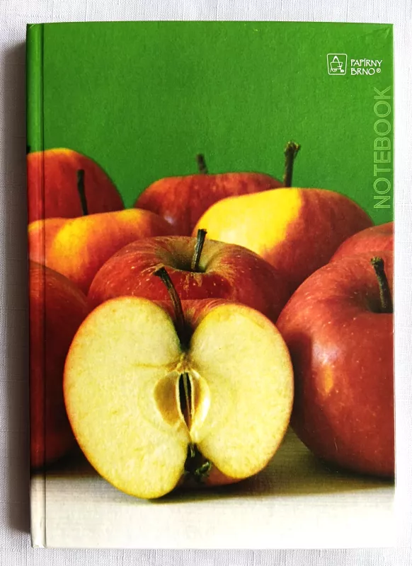 Záznamová kniha A5, mix - jablka Papírny Brno