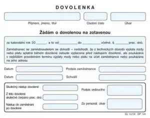 Dovolenka A6 OPTYS s.r.o. Dovolenka A6 OPTYS s.r.o.