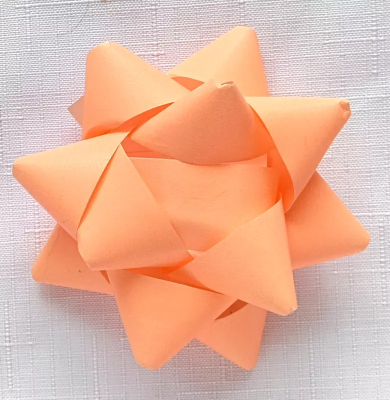 Rozeta 8 cm - oranžová Paper Design s.r.o.