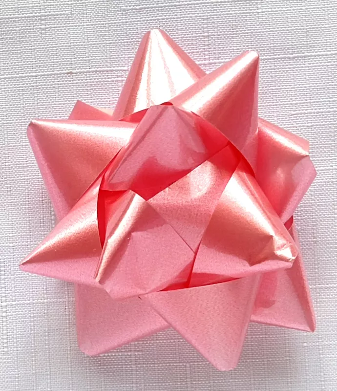 Rozeta 8 cm - růžová lesk Paper Design s.r.o.